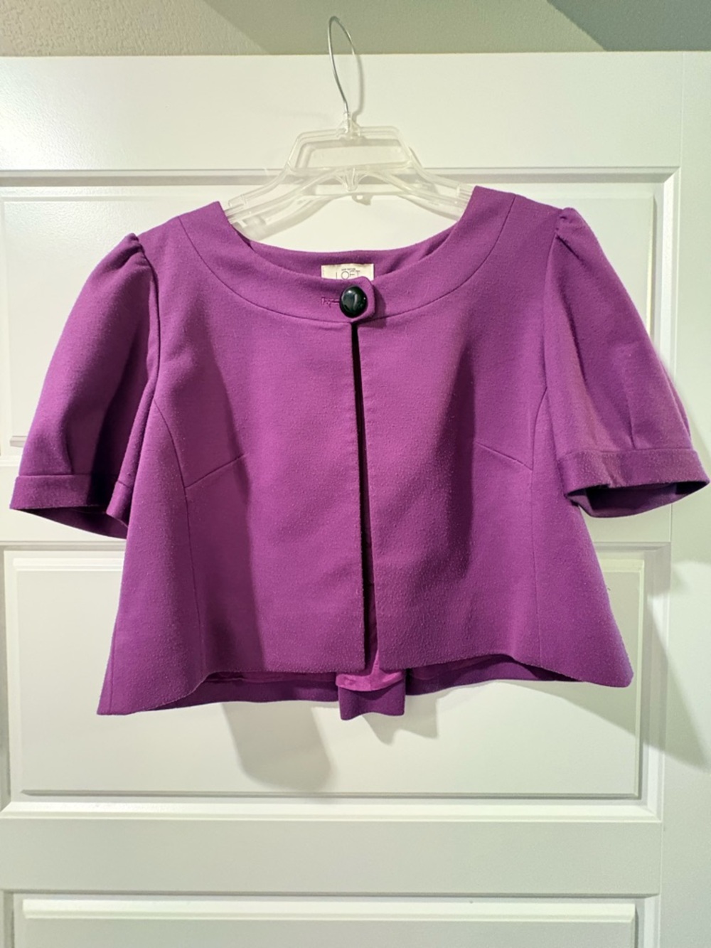 LOFT Vibrant Purple Short Jacket